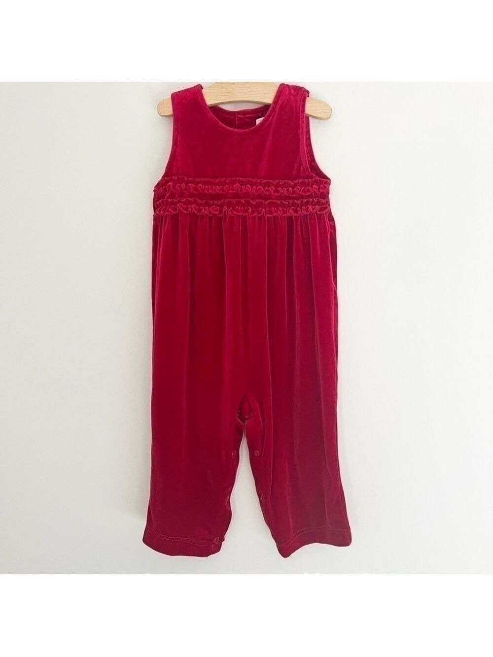Vintage The Children’s Place Christmas Holiday Jumpsuit Overall 24 months